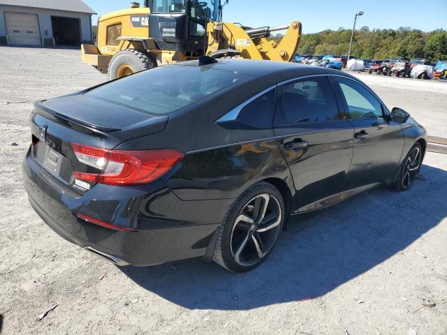 1HGCV1F36JA241662 - 2018 HONDA ACCORD SPORT Schwarz Foto 3