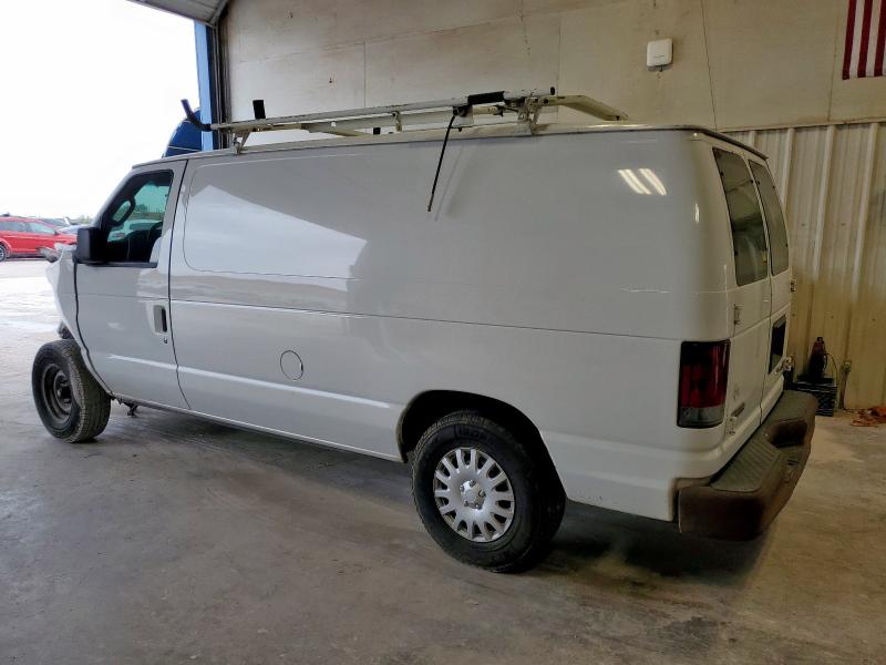1FTNE1EW1BDA21784 - 2011 FORD ECONOLINE E150 VAN WHITE photo 2