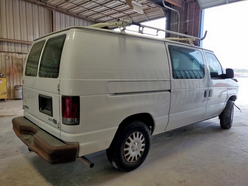 1FTNE1EW1BDA21784 - 2011 FORD ECONOLINE E150 VAN WHITE photo 3