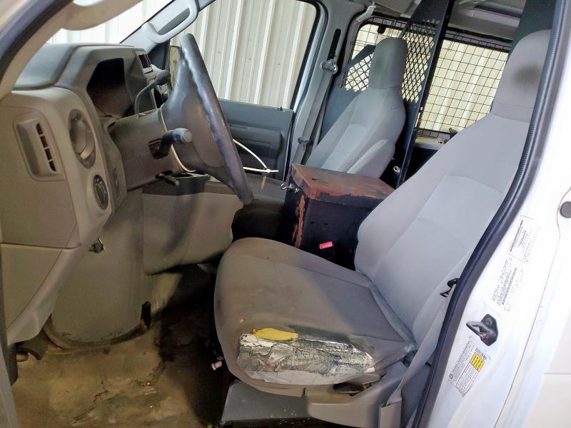 1FTNE1EW1BDA21784 - 2011 FORD ECONOLINE E150 VAN WHITE photo 7