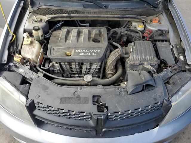 1C3CDZCB1DN664582 - 2013 DODGE AVENGER SXT ვერცხლისფერი ფოტო 11