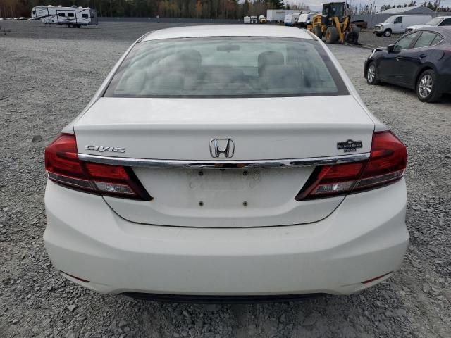 2HGFB2F58DH001547 - 2013 HONDA CIVIC LX WHITE photo 6