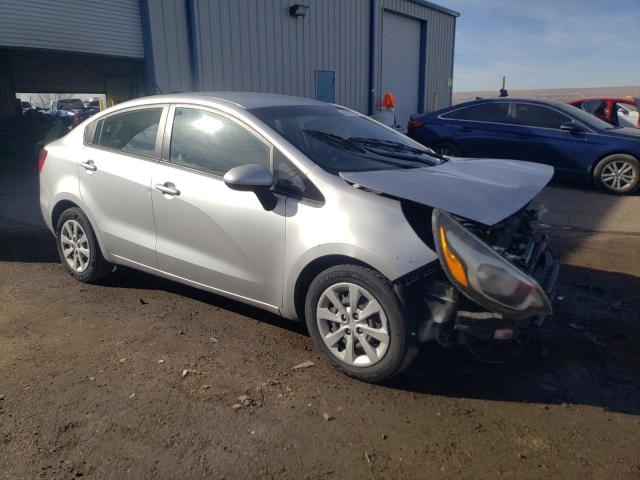 KNADM4A35E6407366 - 2014 KIA RIO LX SILVER photo 4