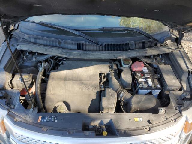 1FM5K8D89FGC18335 - 2015 FORD EXPLORER XLT შავი ფოტო 12