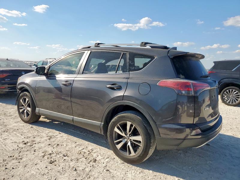 JTMWFREV5HJ124370 - 2017 TOYOTA RAV4 XLE 灰色 照片 2
