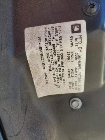 1G8AJ55F96Z133320 - 2006 SATURN ION LEVEL 2 GREEN photo 12