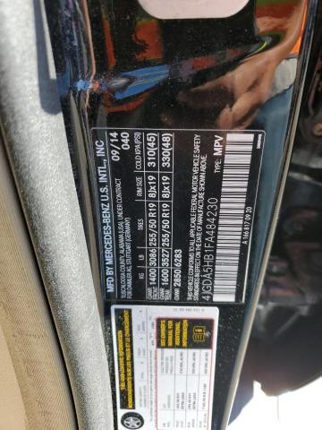 4JGDA5HB1FA484230 - 2015 MERCEDES-BENZ ML 350 4MATIC BLACK photo 13