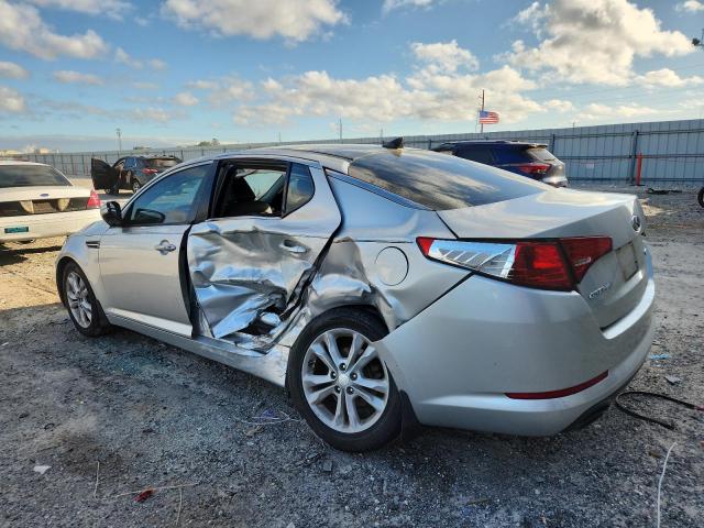 5XXGN4A7XDG143416 - 2013 KIA OPTIMA EX SILVER photo 2