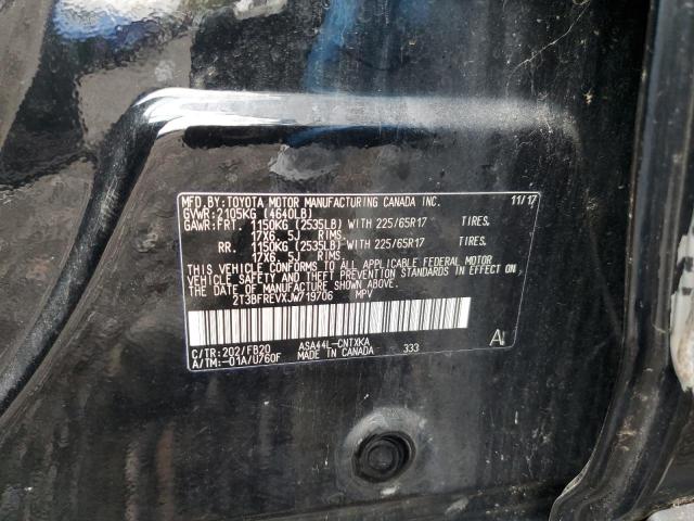 2T3BFREVXJW719706 - 2018 TOYOTA RAV4 LE Schwarz Foto 13