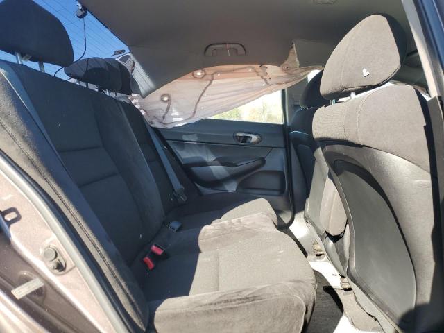 2HGFA1F66BH549615 - 2011 HONDA CIVIC LX-S ნაცრისფერი ფოტო 10