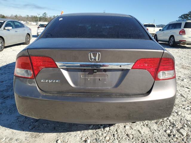 2HGFA1F66BH549615 - 2011 HONDA CIVIC LX-S ნაცრისფერი ფოტო 6