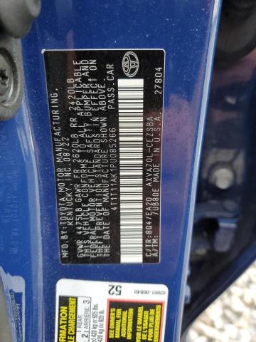 4T1T11AK1PU085266 - 2023 TOYOTA CAMRY SE NIGHT SHADE BLUE photo 13