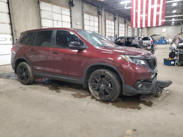 5FNYF8H53MB023408 - 2021 HONDA PASSPORT EXL მუქწითელი ფოტო 4