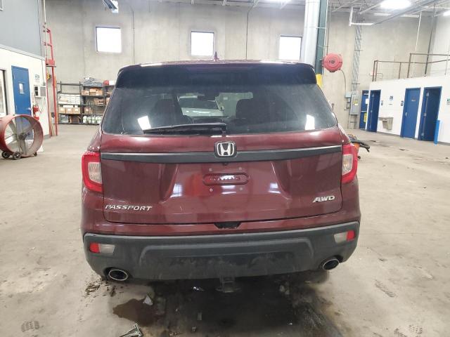 5FNYF8H53MB023408 - 2021 HONDA PASSPORT EXL მუქწითელი ფოტო 6