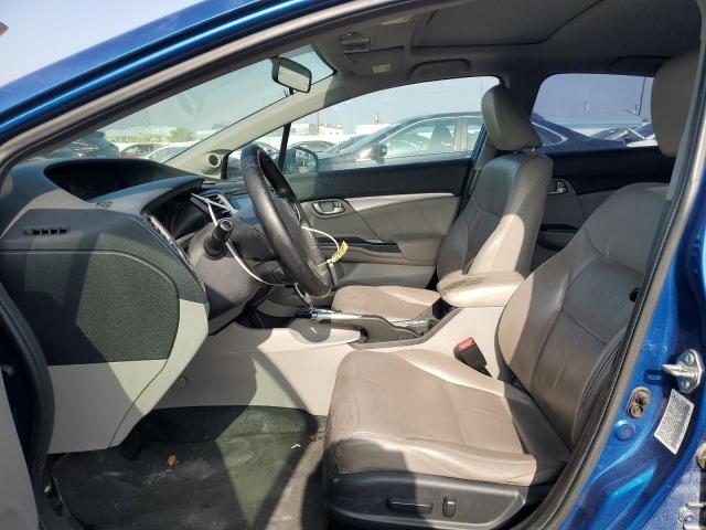 19XFB2F90EE252190 - 2014 HONDA CIVIC EXL BLUE photo 7
