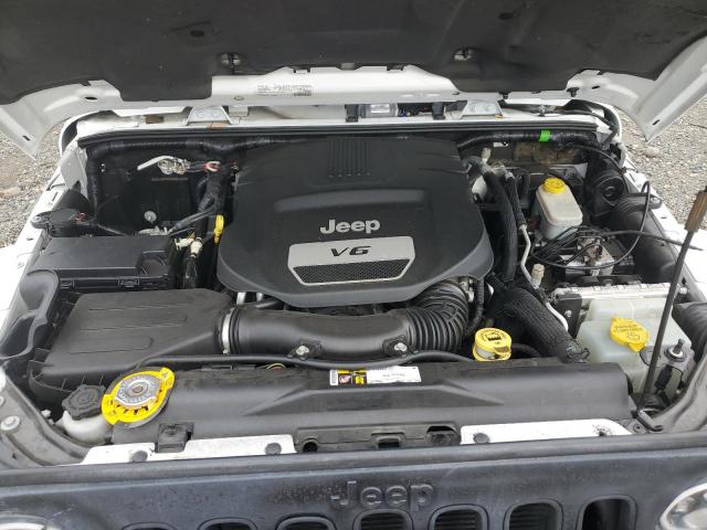 1C4BJWEG3GL156122 - 2016 JEEP WRANGLER U SAHARA WHITE photo 11