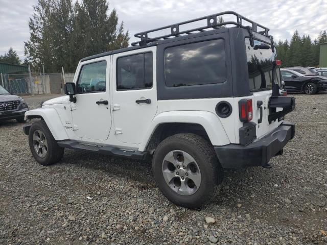 1C4BJWEG3GL156122 - 2016 JEEP WRANGLER U SAHARA WHITE photo 2