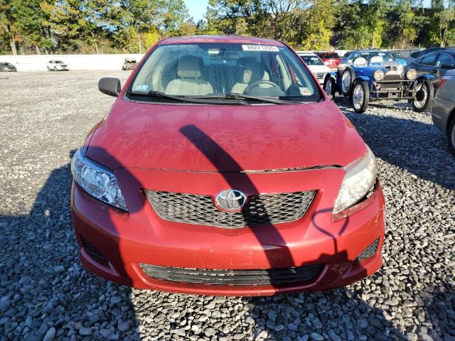 1NXBU40E19Z019755 - 2009 TOYOTA COROLLA BASE RED photo 5