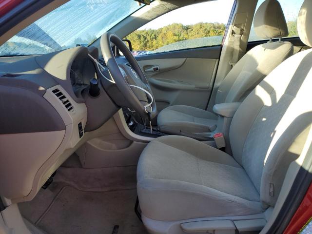 1NXBU40E19Z019755 - 2009 TOYOTA COROLLA BASE RED photo 7