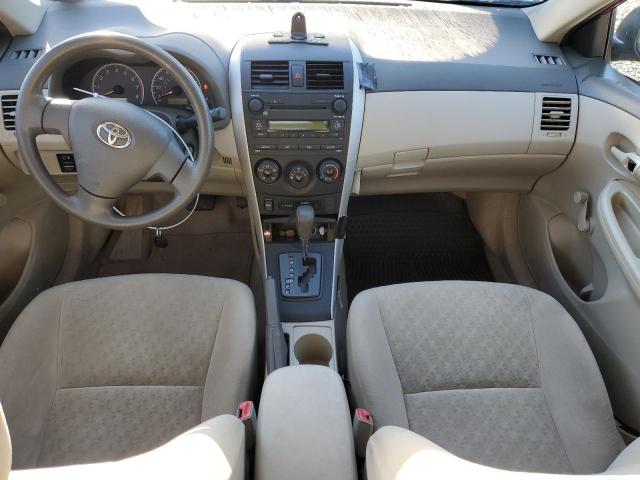 1NXBU40E19Z019755 - 2009 TOYOTA COROLLA BASE RED photo 8