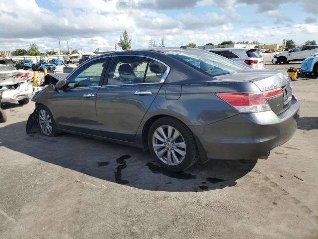 1HGCP3F88BA015206 - 2011 HONDA ACCORD EXL GRAY photo 2
