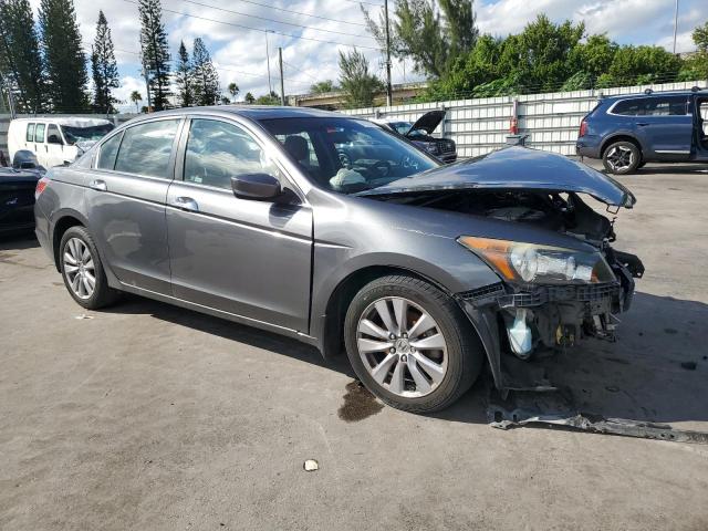 1HGCP3F88BA015206 - 2011 HONDA ACCORD EXL GRAY photo 4