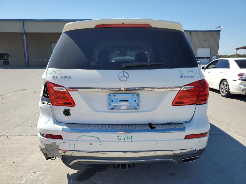 4JGDF6EE8FA442031 - 2015 MERCEDES-BENZ GL 450 4MATIC WHITE photo 6