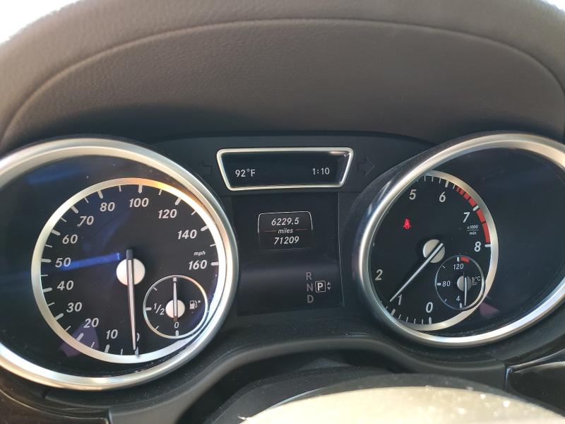 4JGDF6EE8FA442031 - 2015 MERCEDES-BENZ GL 450 4MATIC WHITE photo 9