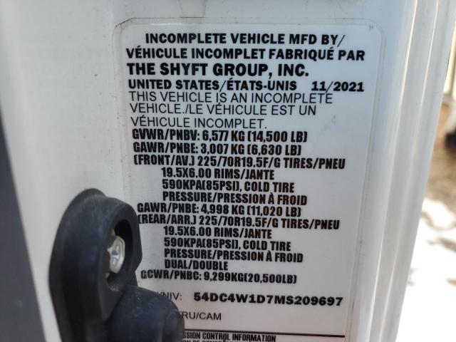 54DC4W1D7MS209697 - 2021 ISUZU NPR HD WHITE photo 14