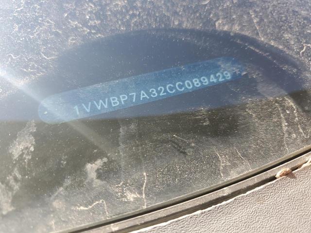 1VWBP7A32CC089429 - 2012 VOLKSWAGEN PASSAT SE BLACK photo 12