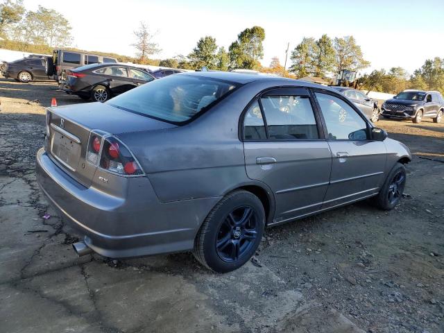2HGES26745H620435 - 2005 HONDA CIVIC EX SILVER photo 3
