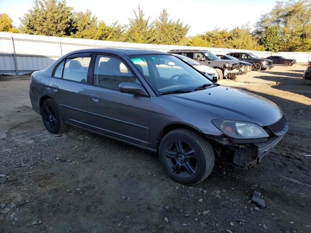2HGES26745H620435 - 2005 HONDA CIVIC EX SILVER photo 4