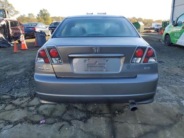 2HGES26745H620435 - 2005 HONDA CIVIC EX SILVER photo 6