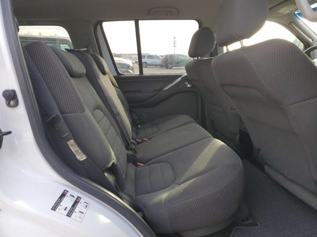 5N1AR18W46C678763 - 2006 NISSAN PATHFINDER LE თეთრი ფოტო 11