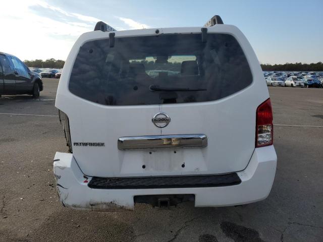 5N1AR18W46C678763 - 2006 NISSAN PATHFINDER LE თეთრი ფოტო 6