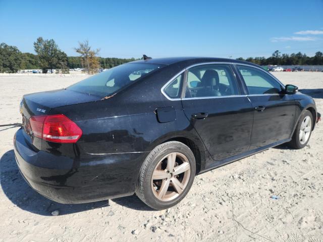 1VWBT7A34EC070069 - 2014 VOLKSWAGEN PASSAT SE შავი ფოტო 3