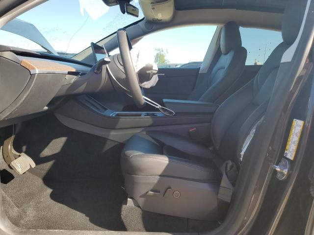 7SAYGDED2SF245519 - 2025 TESLA MODEL Y GRAY photo 7