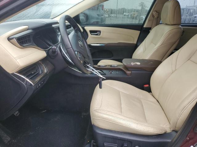 4T1BK1EB1GU200595 - 2016 TOYOTA AVALON XLE BURGUNDY photo 7