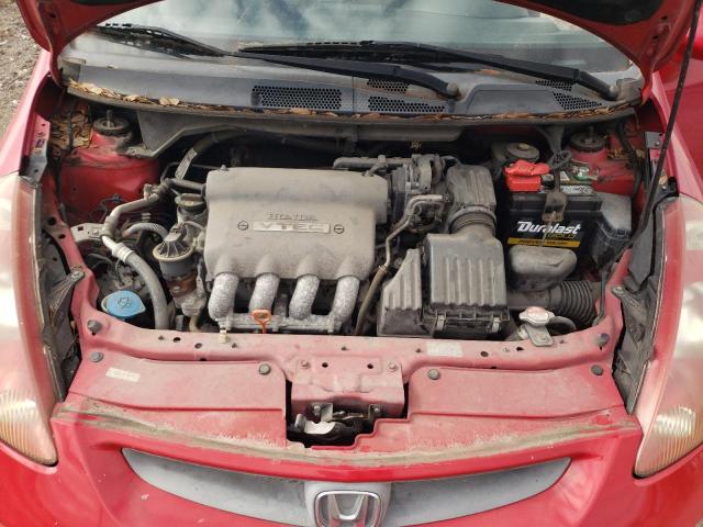 JHMGD38667S067101 - 2007 HONDA FIT S 红色 照片 11