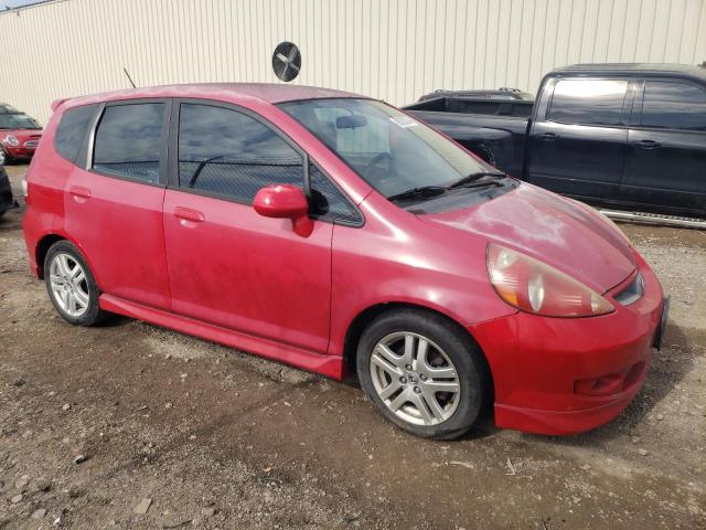 JHMGD38667S067101 - 2007 HONDA FIT S 红色 照片 4