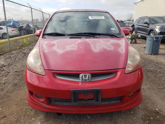 JHMGD38667S067101 - 2007 HONDA FIT S 红色 照片 5