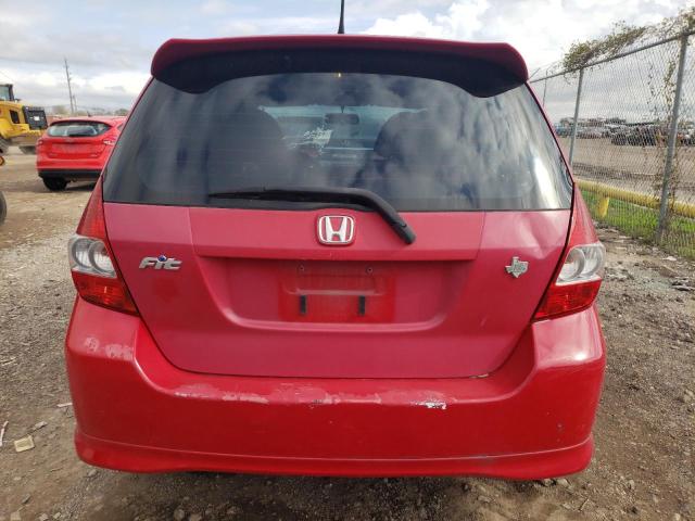 JHMGD38667S067101 - 2007 HONDA FIT S 红色 照片 6