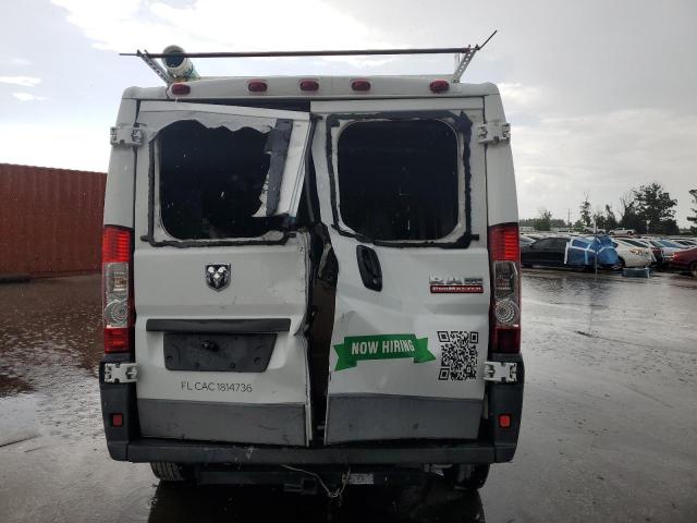 3C6TRVAG7GE105378 - 2016 RAM PROMASTER 1500 STANDARD WHITE photo 6