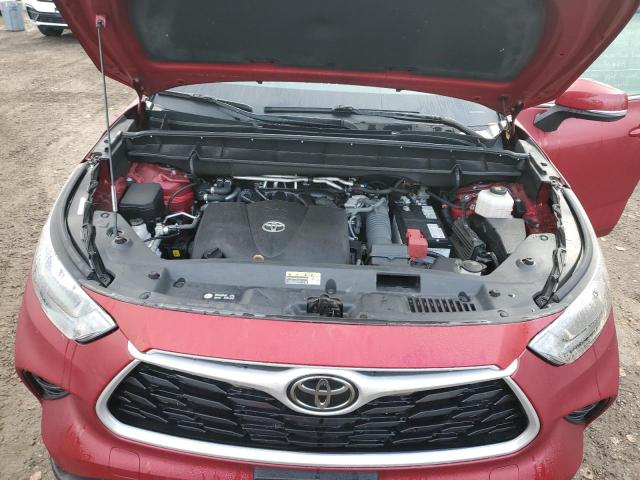 5TDGZRBH1NS562277 - 2022 TOYOTA HIGHLANDER XLE 红色 照片 12