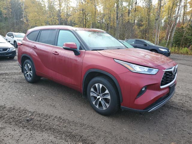 5TDGZRBH1NS562277 - 2022 TOYOTA HIGHLANDER XLE 红色 照片 4