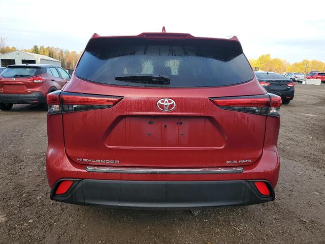 5TDGZRBH1NS562277 - 2022 TOYOTA HIGHLANDER XLE 红色 照片 6