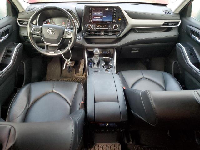 5TDGZRBH1NS562277 - 2022 TOYOTA HIGHLANDER XLE 红色 照片 8