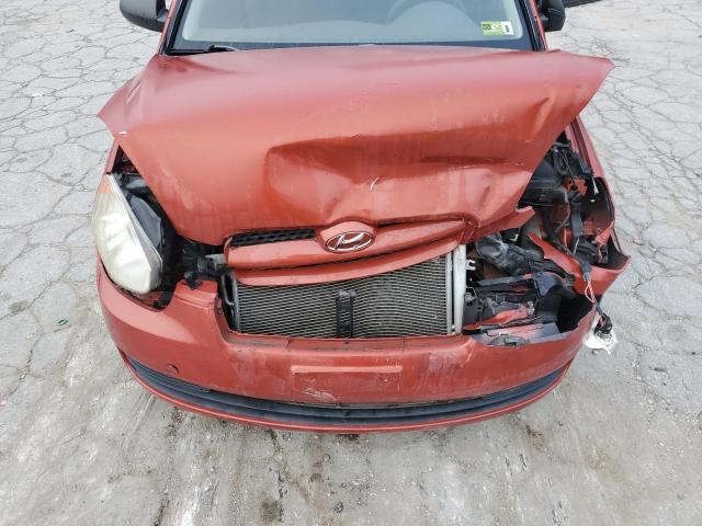 KMHCM36C68U102388 - 2008 HYUNDAI ACCENT GS ORANGE photo 11