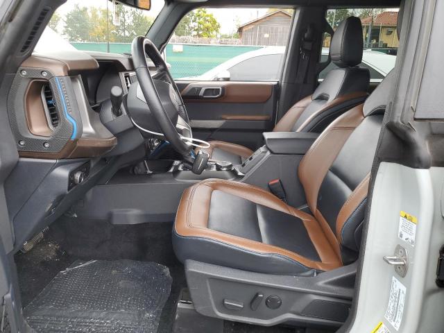 1FMEE5BP4PLB76035 - 2023 FORD BRONCO BASE GRAY photo 7