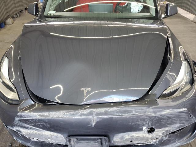 7SAYGDEE9NF513074 - 2022 TESLA MODEL Y GRAY photo 12
